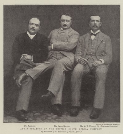 British South Africa Companyn ylläpitäjät tekijältä English Photographer