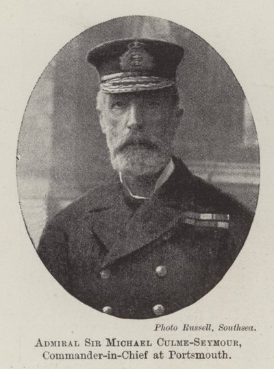 Amiraali Sir Michael Culme-Seymour, Portsmouthin komentaja tekijältä English Photographer