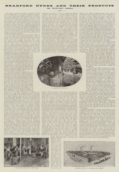 Mainos, Bradford Dyers ja heidän tuotteet tekijältä English Photographer