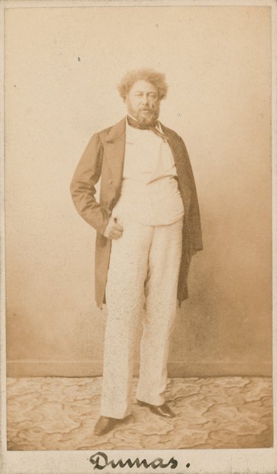 Alexandre Dumas, kirjailija tekijältä English Photographer