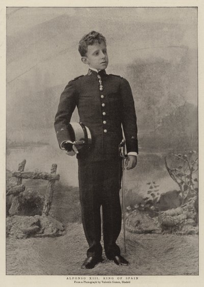 Alfonso XIII Espanjan kuningas tekijältä English Photographer