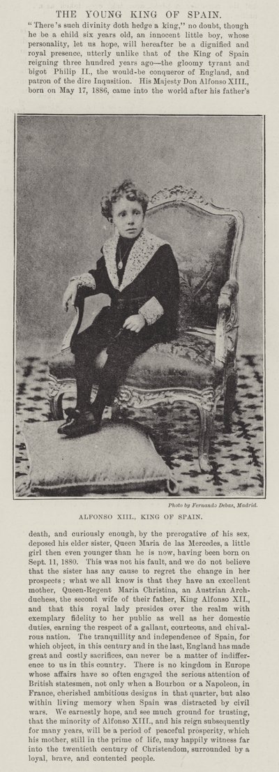 Alfonso XIII, Espanjan kuningas tekijältä English Photographer