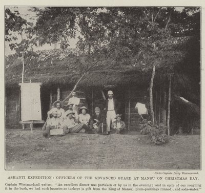Ashanti Expedition, Advanced Guard -upseerit Mansussa joulupäivänä tekijältä English Photographer
