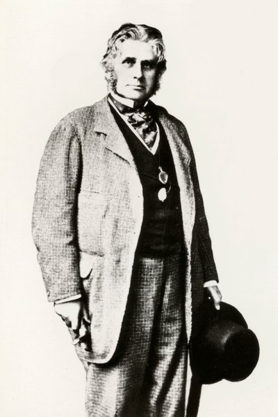 Augustus Henry Lane-Fox Pitt Rivers, muotokuva (m/w kuva) tekijältä English Photographer