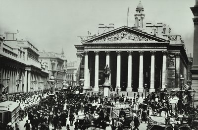 Bank Of England, Threadneedle Street, Lontoon kaupunki, 1890 tekijältä English Photographer