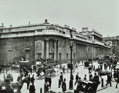 Bank of England, Threadneedle Street, Lontoon kaupunki, 1890 tekijältä English Photographer