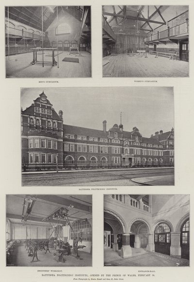 Walesin prinssin avaama Battersea Polytechnic Institute 24. helmikuuta tekijältä English Photographer