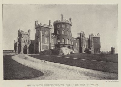 Belvoirin linna, Leicestershire, Rutlandin herttuan kotipaikka tekijältä English Photographer