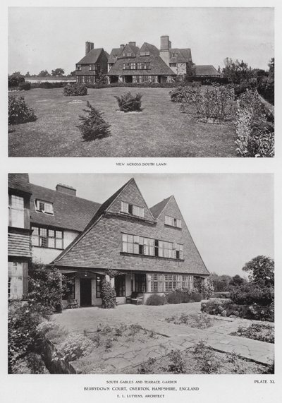 Berrydown Court, Overton, Hampshire, Englanti (m/w kuva) tekijältä English Photographer
