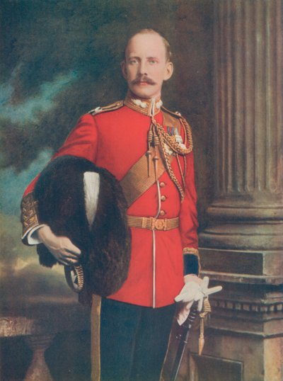Brevet-majuri lordi E. H. Cecil. Mafekingin esikuntapäällikkö piirityksen aikana tekijältä English Photographer