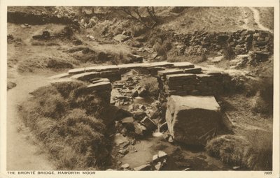 Bronte Bridge, Haworth Moor, Yorkshire (m/w kuva) tekijältä English Photographer