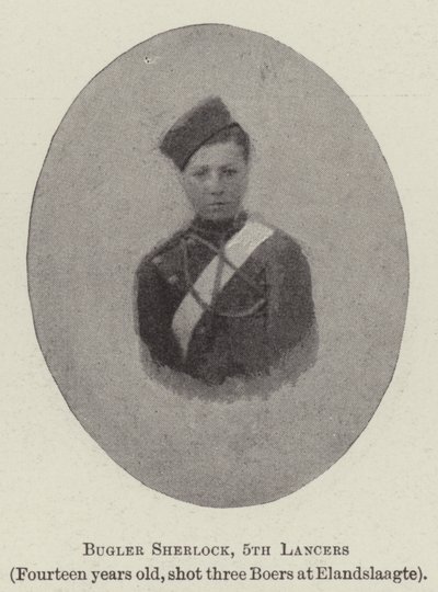Bugler Sherlock, 5th Lancers tekijältä English Photographer