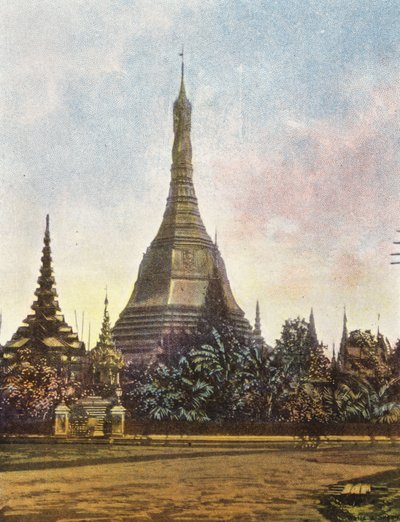 Burma / Myanmar: Sule Pagoda, Rangoon (värikuva). tekijältä English Photographer
