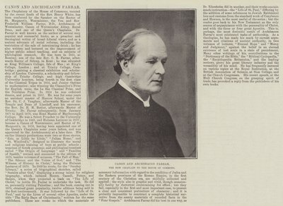 Canon ja arkkidiakoni Farrar, alahuoneen uusi kappeli tekijältä English Photographer