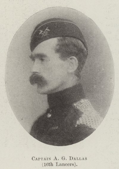 Kapteeni A G Dallas, 16th Lancers tekijältä English Photographer