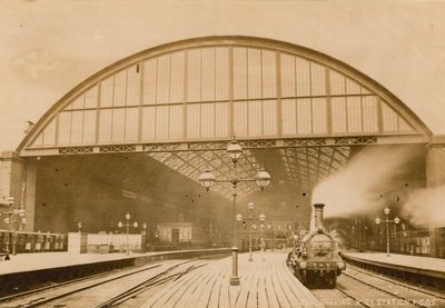 Charing Crossin asema, Lontoo; valokuva, 1874 tekijältä English Photographer