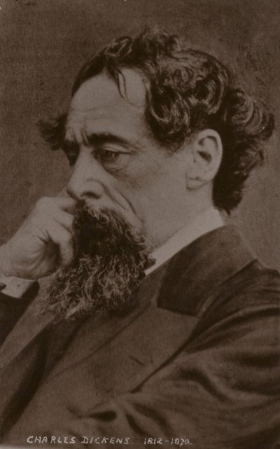 Charles Dickens (1812-1870), englantilainen kirjailija tekijältä English Photographer