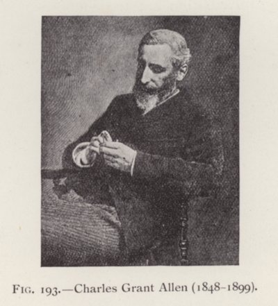 Charles Grant Allen (1848-1899), muotokuva (m/v kuva) tekijältä English Photographer