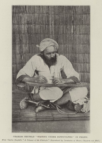 Charles Neufeld kirjoittaa artikkelissa "Vaikeudet vankilassa". tekijältä English Photographer