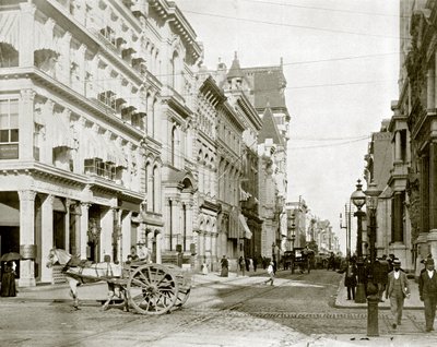 Chestnut Street, Philadelphia (m/w kuva) tekijältä English Photographer