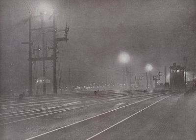 Clapham Junction yöllä tekijältä English Photographer
