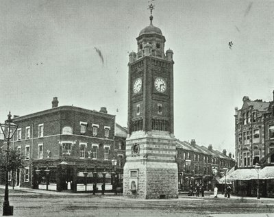 Kellotorni, Broadway, Crouch End, 1890 tekijältä English Photographer