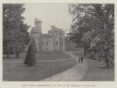 Clunyn linna, Aberdeenshire, Sir Reginald Cathcartin kotipaikka, Baronet tekijältä English Photographer