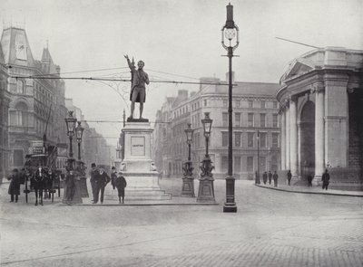 College Green, Dublin, jossa on Grattan-patsas tekijältä English Photographer