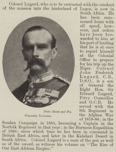 Eversti Lugard tekijältä English Photographer