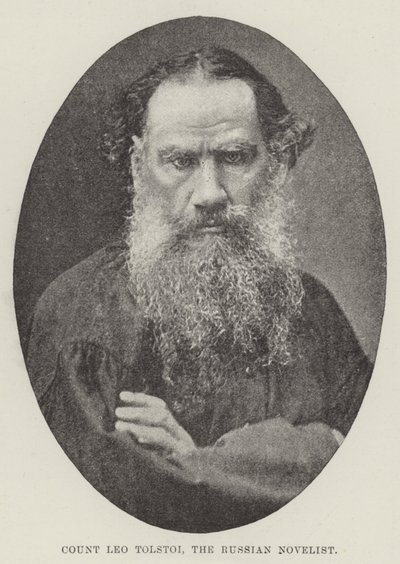 Kreivi Leo Tolstoi, venäläinen kirjailija tekijältä English Photographer