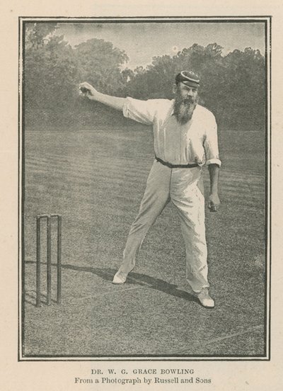 Kriketinpelaaja Dr W G Grace tekijältä English Photographer
