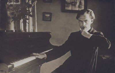 Cyril Scott, englantilainen säveltäjä, kirjailija ja runoilija (m/w kuva) tekijältä English Photographer
