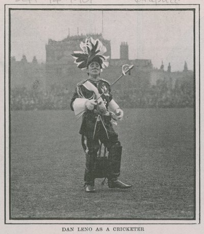 Dan Leno kriketinpelaajana tekijältä English Photographer