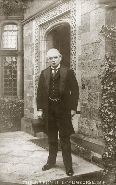 David Lloyd George, Walesin liberaalipoliitikko (m/w kuva) tekijältä English Photographer