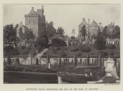Drummond Castle, Perthshire, Ancasterin jaarlin kotipaikka tekijältä English Photographer