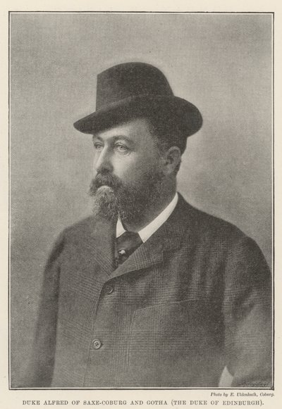 Saxe-Coburgin herttua Alfred ja Edinburghin herttua Gotha tekijältä English Photographer