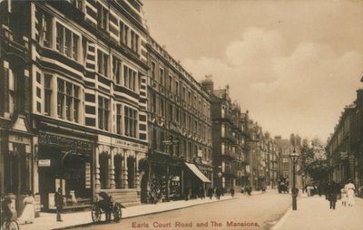 Earls Court Road ja The Mansions, Lontoo tekijältä English Photographer