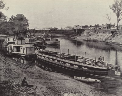 Echuca Wharf, Murray-joki tekijältä English Photographer