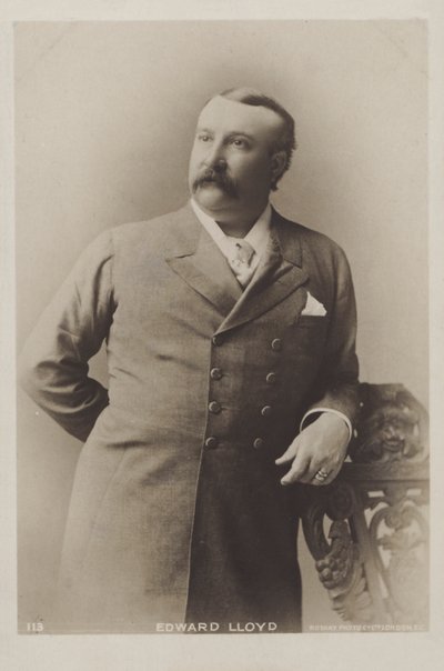 Edward Lloyd, englantilainen tenori tekijältä English Photographer
