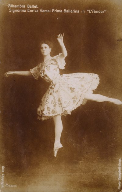 Enrica Varasi, primaballerina L "Amour at the Alhambra Ballet, Lontoo tekijältä English Photographer