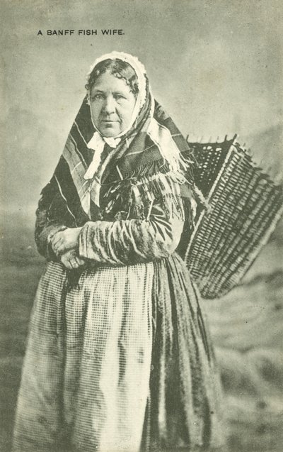 Fish Wife in Banff (väri litho) tekijältä English Photographer