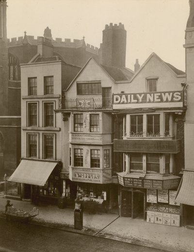 Fleet Street, Lontoo; pohjoispuolella, jossa on 184-186 Fleet Street tekijältä English Photographer