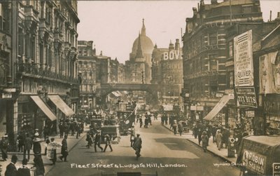 Fleet Street ja Ludgate Hill, Lontoo tekijältä English Photographer