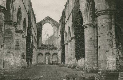 Fountains Abbey, Nave, Looking West tekijältä English Photographer
