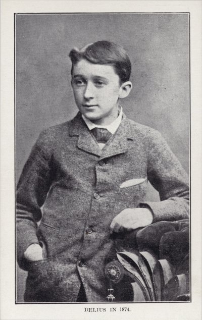 Frederick Delius vuonna 1874 tekijältä English Photographer