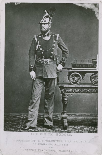 Frederick Hodges, Englannin vapaaehtoisen palokunnan perustaja. tekijältä English Photographer