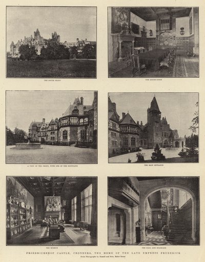 Friedrichshofin linna, Cronberg, edesmenneen keisarinna Frederickin koti tekijältä English Photographer