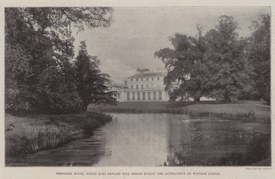 Frogmore House, jossa kuningas Edward asuu Windsorin linnan muutosten aikana tekijältä English Photographer