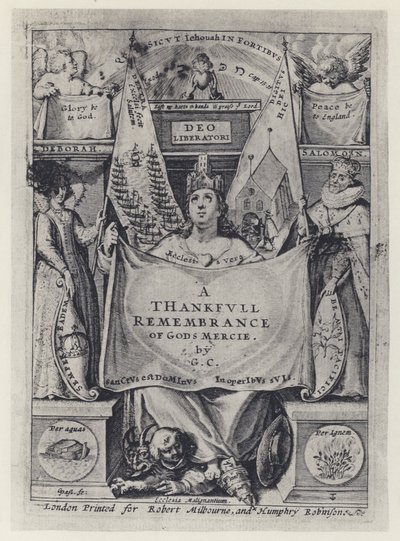 G Carleton, A Thanksfull Remembrance, R Mylbourn ja H Robinson 1624 (b/w kuva) tekijältä English Photographer