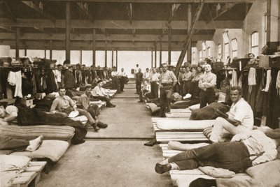 General Quarters, Handforth, kuvitus saksalaisista vangeista Isossa-Britanniassa (syväpaino) tekijältä English Photographer